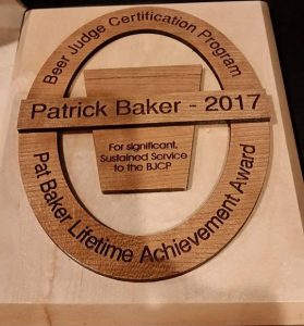 BJCP Presents Pat Baker Lifetime Achievement Award to Pat Baker